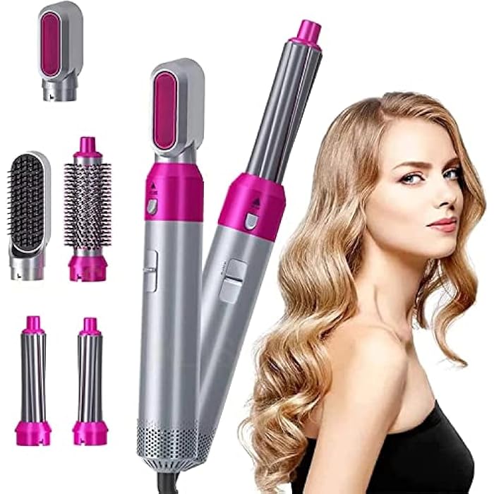 Hair Dryer Brush, 5 in 1 Hot Air Styler, 1000W - Image 3